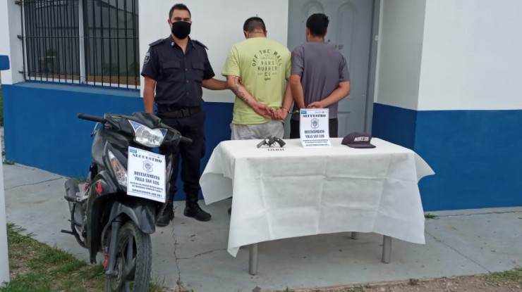 Detuvieron a dos hombres por robo